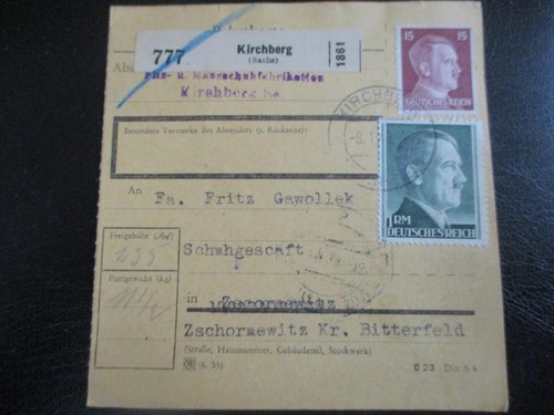 1014 paketkarte aus kirchberg - #1014,