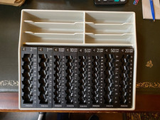 INKiESS 86 PL -Zählbrett- neuwertig-kaum gebraucht-Kasse-Münzen-Geld-Scheine