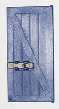 playmobil© Tür blau Riegel