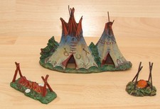 Elastolin  Indianer Zelt mit 2