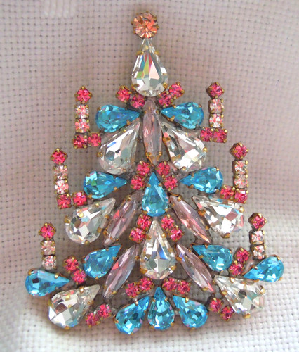 Strass brosche - brosche, ---