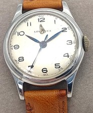 DM. 2331 Longines Military  33 xmm Ziffernbt original 50er Jahre Britisch milith