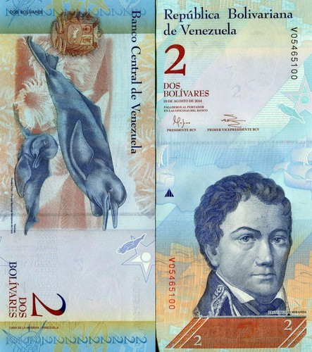 Venezuela banknote bolivares - 2,