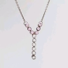 925 Silber Anhänger Collier Y