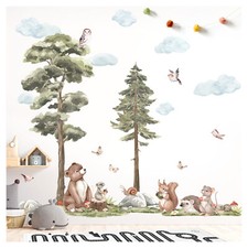 Wandtattoo Waldtiere für