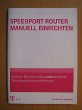 Bedienungsanleitung für Speedport W504V, W723V, Entry, W724V, W921V