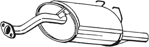 Endschalldämpfer 163 729 - endschalldämpfer, 163-729
