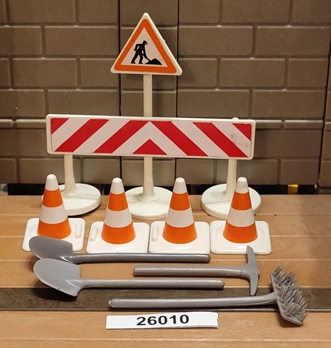 Playmobil baustelle absperrung - baustelle,
