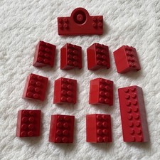 Carrera Struxi Bausteine Panele -Gebäude Steine - Rot