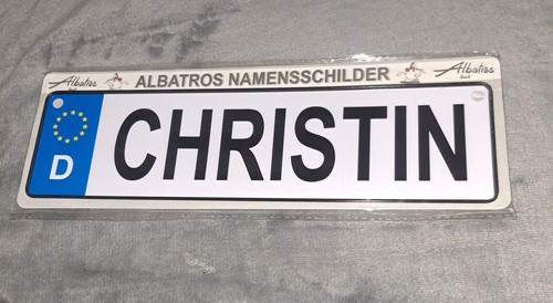 Namensschild christin - namensschild,