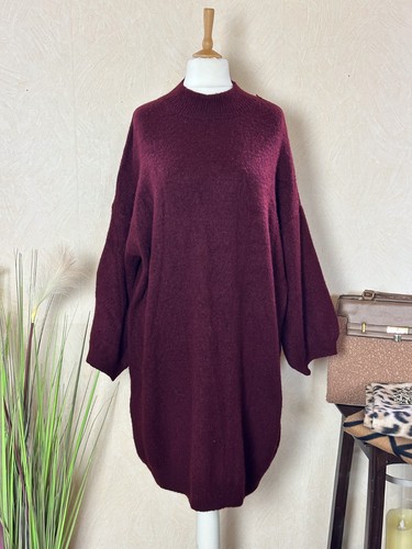 Italy lens alpaka strickkleid - italy,