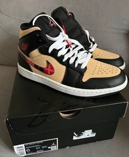 Nike Air Jordan 1 Mid SE Tartan Swoosh Herren Basketballschuhe Gr. 37 /38 / 38,5