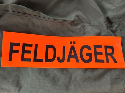 Bundeswehr feldjäger orange - bundeswehr, (orange