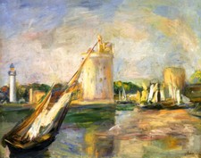 Hafeneinfahrt La Rochelle Impressionismus Auguste Renoir A3 20