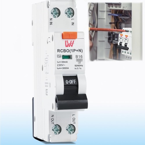 Schalter rcbo typ - rcbo, b16a