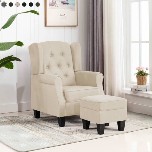 Sessel mit fußhocker - sessel,