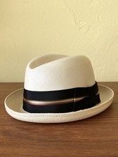 Original Panama Hut von John Cavanagh New York NEU vintage superfino ultrafine