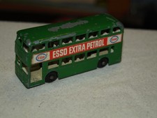 matchbox Lesney 1 - 75  Nr  74, Daimler Bus , grün, Esso Aufkleber, bespielt