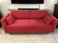 Sofa 2 Sitzer von IKEA in rot mit abziehbaren Bezugsstoff gebraucht