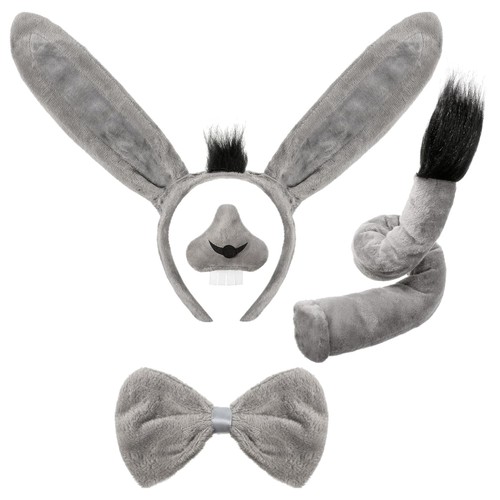 Esel kostüm zubehör set - esel,
