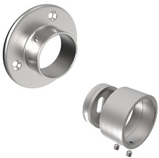 Edelstahl Halter Wand Flansch