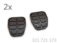 2 St. Pedalgummi Pedalbelag VW