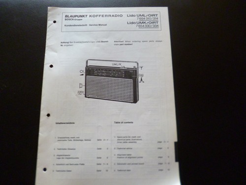Original service manual - original,