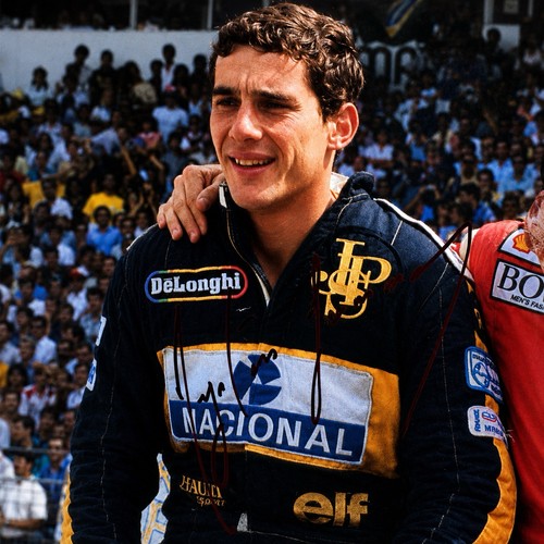 Ayrton senna handsigniertes - senna,