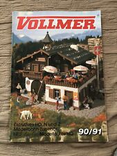 VOLLMER Katalog 90/91 H0,N + Z, Modellbahn-Zubehör, Mit Carline, Mit Preisliste