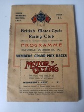 Brooklands Programm 1927