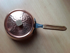 Spring Fondue Topf Kupfer gehämmert Switzerland INOX 18/10