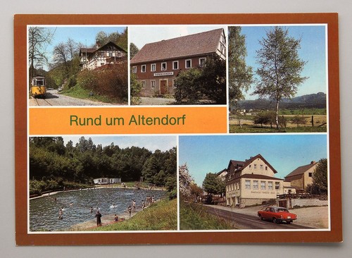 Mehrbild postkarte rund um - postkarte,