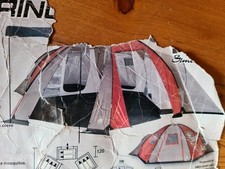 Großes Familienzelt von High Peak für 7 Personen Campingzelt Outdoor