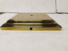 Messing Lampenfuß Sockel Abdeckung Ständer Leuchten Gehäuse Boden Jugendstil