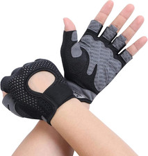 Fitness Handschuhe Atmungsaktiv Mikrofaser Rutschfest Gym Gloves Gewichtheben Sp