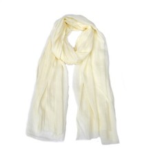 XXL Silk Cotton Seidenschal Lang Schal Langschal Halstuch Seide Tuch Damenschal 