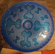 Hunde Frisbee Blau Gummi