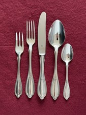 WMF Englische Rose Menü-Besteck 5-tlg. 90er Silberauflage versilbert neuwertig
