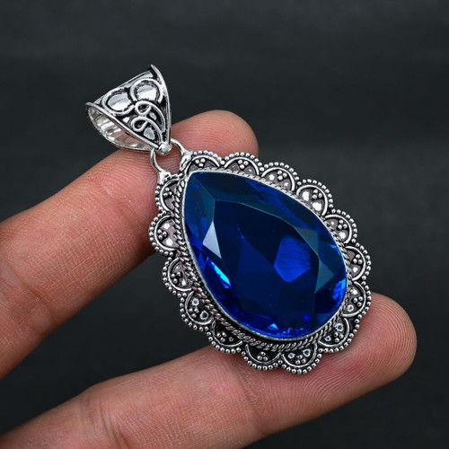 Tansanit edelstein handarbeit - tansanit,