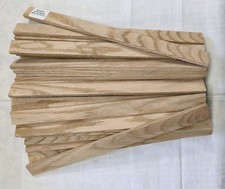 30x Eiche Bastelholz sägerau