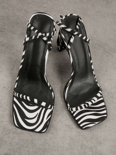 Damen zebra sandaletten - damen, schuhe