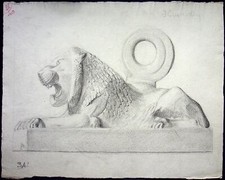 Alte Zeichnung um 1900