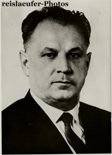 Nikolai Goldin, Sowjetischer Minister für Schwerindustrie, Originalfoto 1967