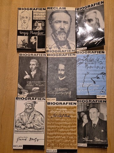Bände reclam biographie ddr - 9,