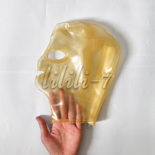 Translucent latex haube back - translucent,