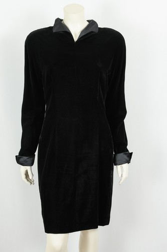 Jil sander kleid schwarz seide - schwarz,