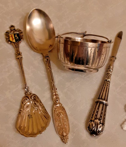 Lot antikes silber stück - antikes, 4