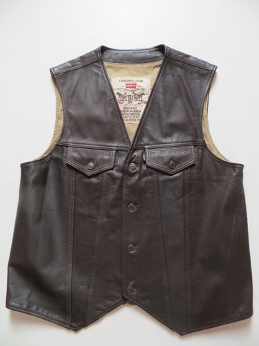 Levi herren leder weste - herren,