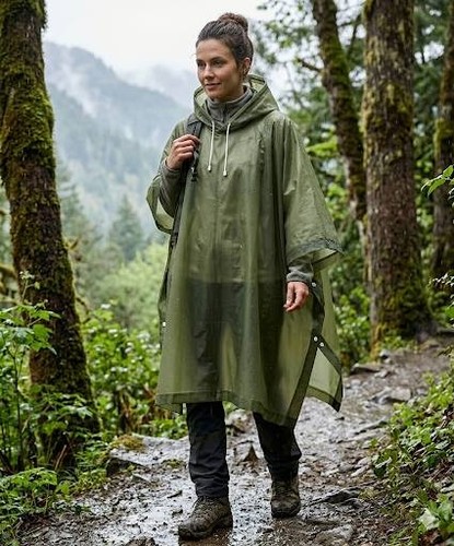 Regenmantel poncho neue - regenmantel,
