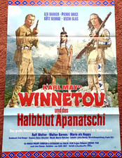 Winnetou und das Halbblut Apanatschi-Pierre Brice Orginal A1 Kinoplakat